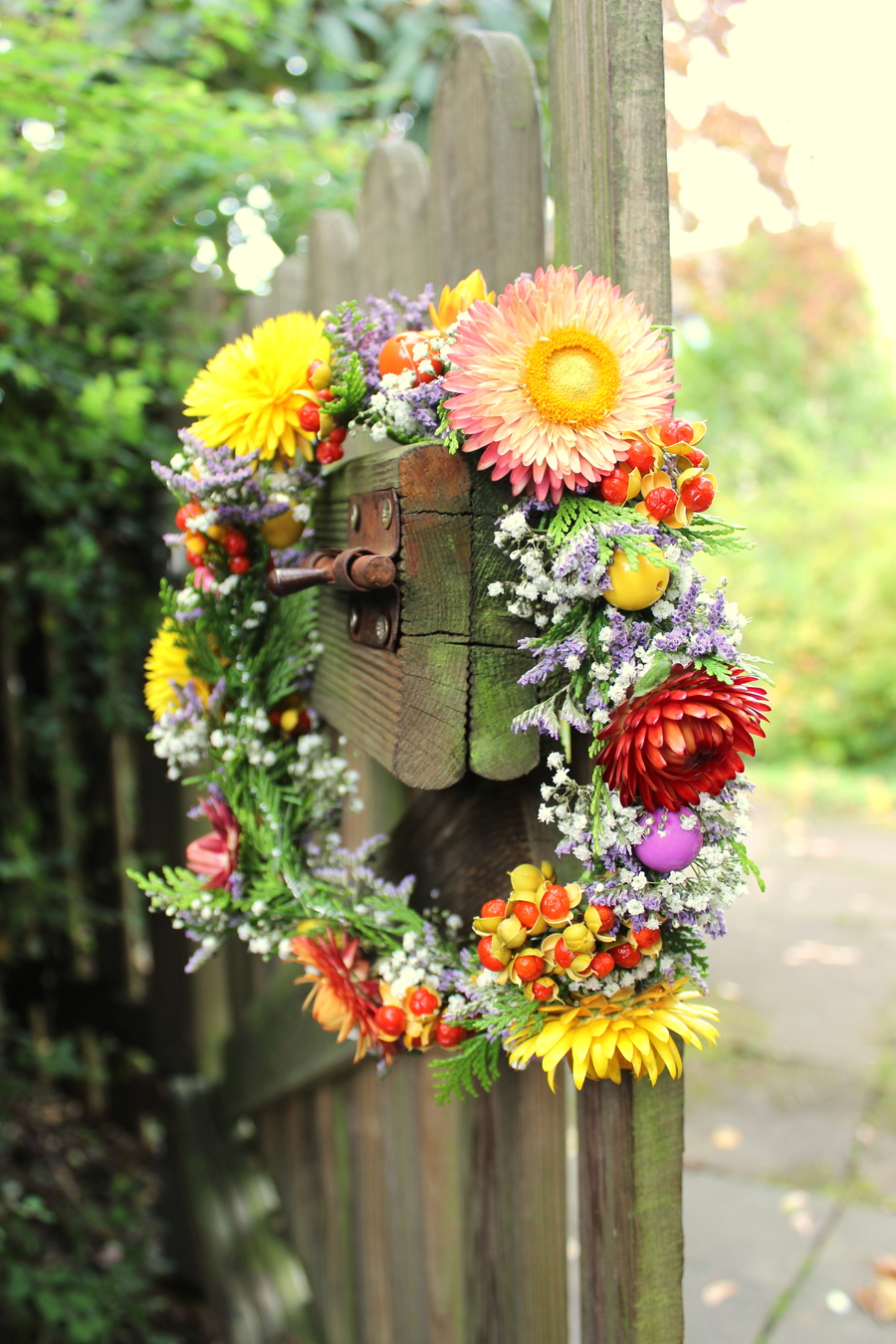 DIY Herbstkranz binden