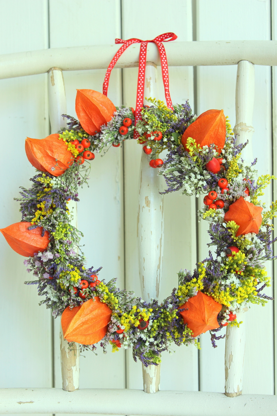 DIY Herbstkranz binden